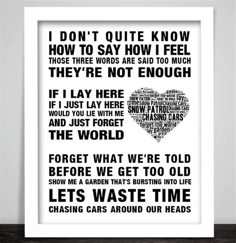 chasing cars song lyrics